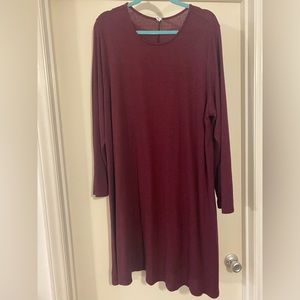 Wine old navy long dress.